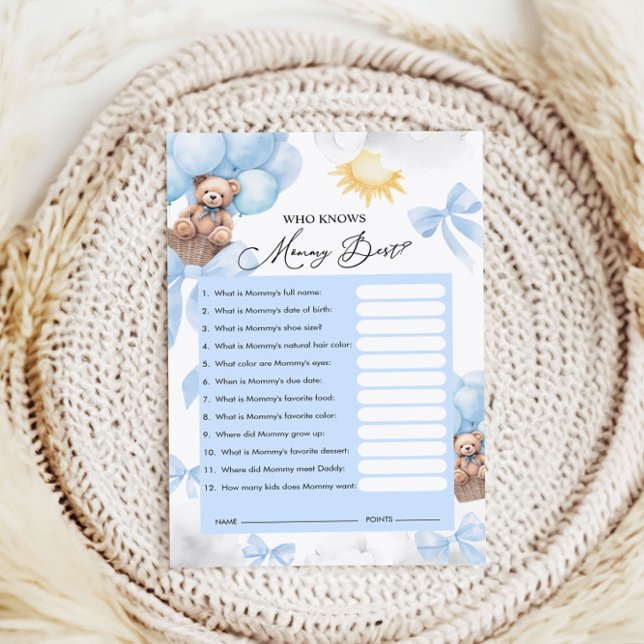 Qui connaît maman les meilleures cartes de jeu (Créateur téléchargé)