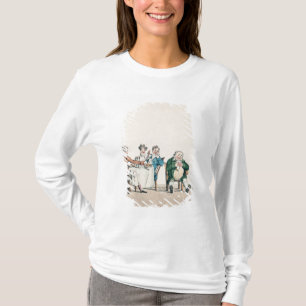 Qui dort dine', Karikatur eines Mannschlafens T-Shirt