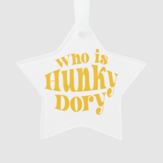 Qui est Hunky Dory ? Ornement acrylique