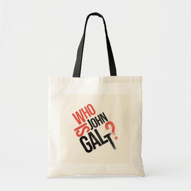 Qui Est John Galt Ayn Rand Sac fourre-tout (Devant)