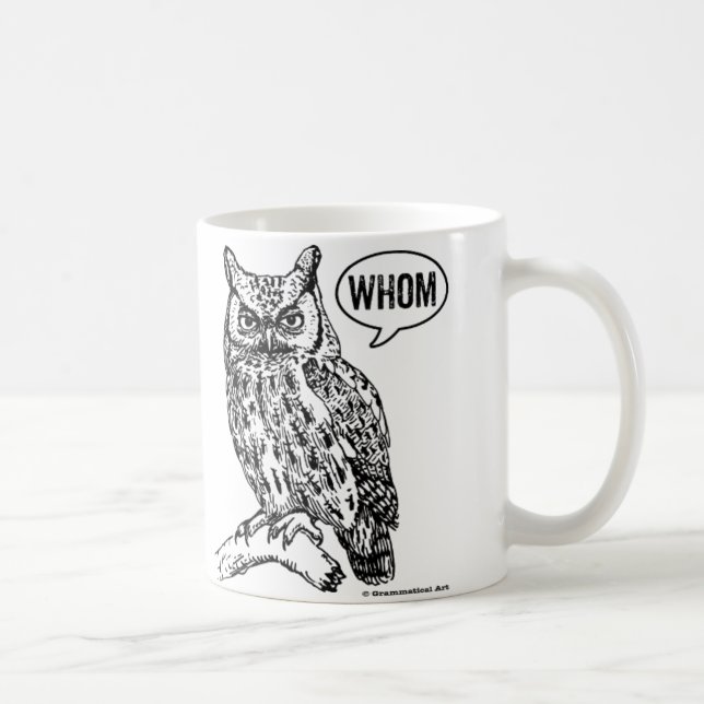 Qui professeur d'Anglais de tasse de grammaire de (Droite)