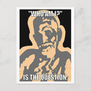 Qui suis-je ? Carte postale