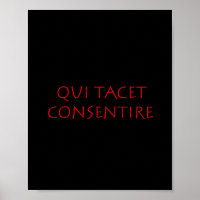 Qui tacet consgesamte