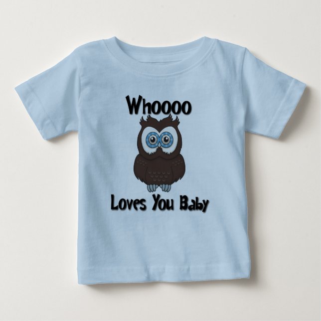 Qui t'aime Baby T-shirt (Devant)