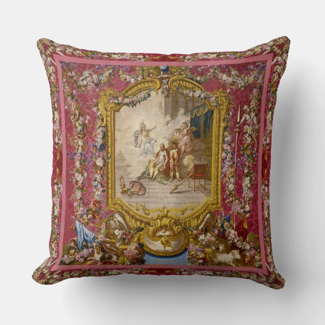 Quichotte Barock-Eleganz Kissen (Vorderseite)