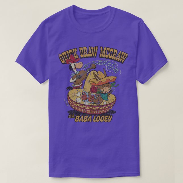 Quick Draw McGraw Baba Looey T-Shirt (Design vorne)