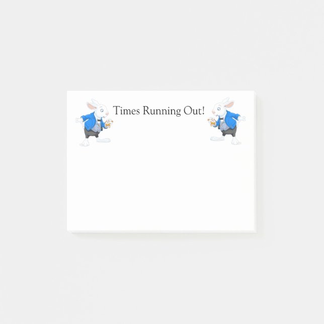 Quick Note Times, die ausgeführt wird Post-it Klebezettel (Vorderseite)