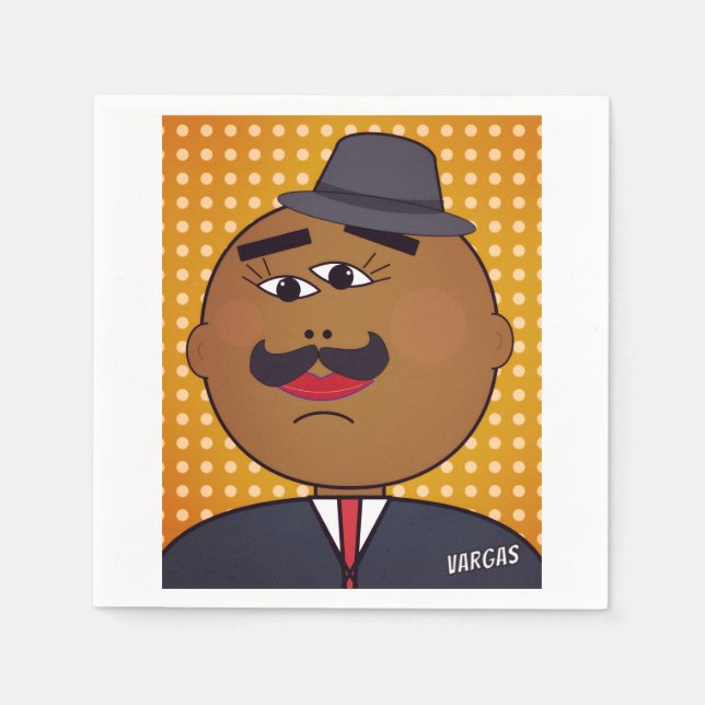 QUICKDRAW-Papier-Serviette Serviette (Vorderseite)