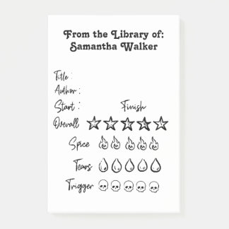 QuickNote Library-Bewertung Post-it Klebezettel