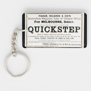 Quickstep Clipper Segelschiffe 1859 Schlüsselanhänger