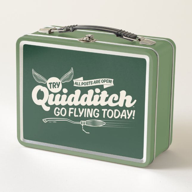 QUIDDITCH™ Rekrutierungspaket Metall Brotdose (Vorderseite)