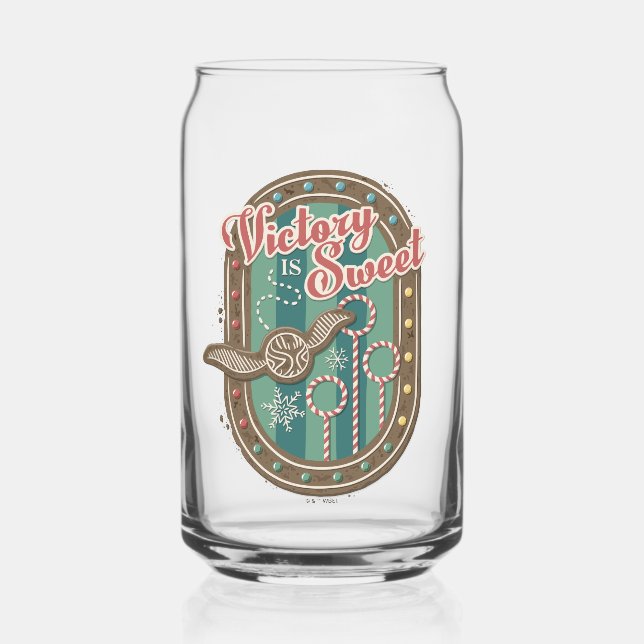 QUIDDITCH™ Sieg ist Sweet Holiday Cookie Graphic Dosenglas (Vorderseite)