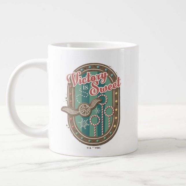 QUIDDITCH™ Sieg ist Sweet Holiday Cookie Graphic Jumbo-Tasse (Links)