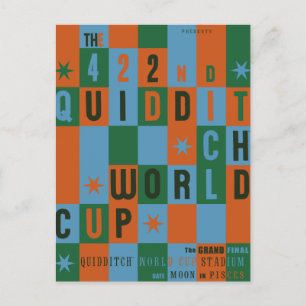 QUIDDITCH™ Weltmeisterschaft Schachbrett Poster Postkarte
