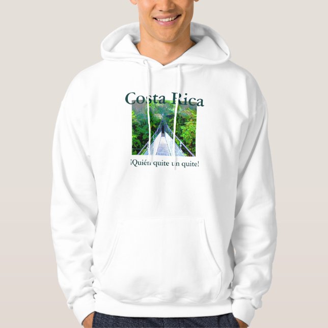 ¡ Quién durchaus UNO durchaus! , Costa Rica Hoodie (Vorderseite)
