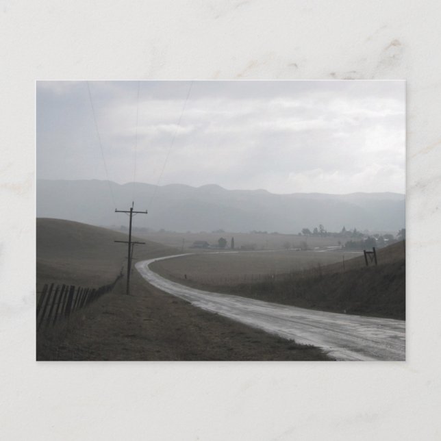 Quien Sabe Road Postkarte (Vorderseite)