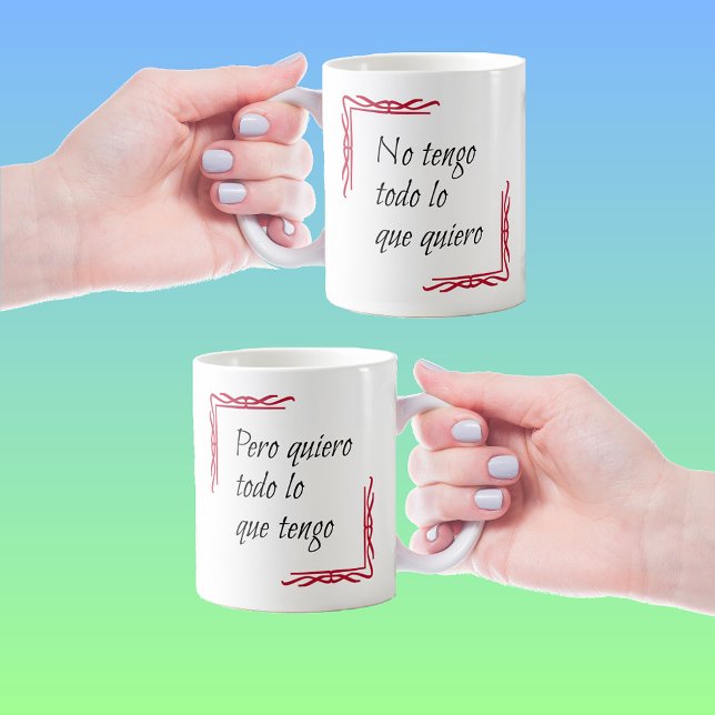 Quiero di Sprichwort Kaffeetasse (Von Creator hochgeladen)
