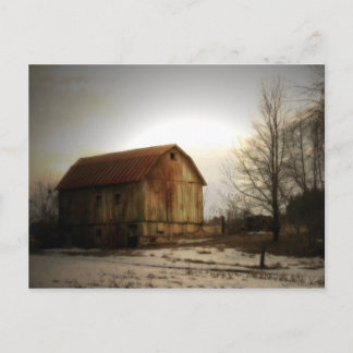 Quiet Barn Postkarte