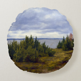 Quiet Coast of Vormsi Rundes Kissen