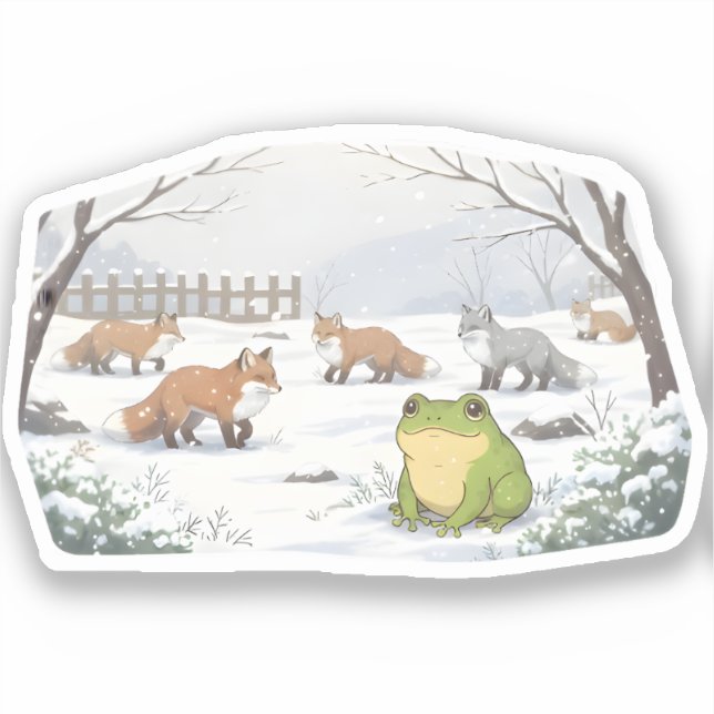 Quiet Curiosity Aufkleber (Vorderseite)