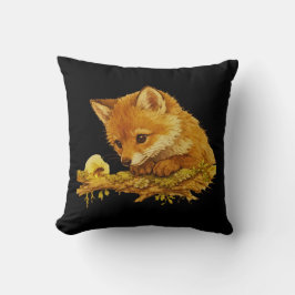 Quiet Curiosity Storybook Animal Accent Kissen