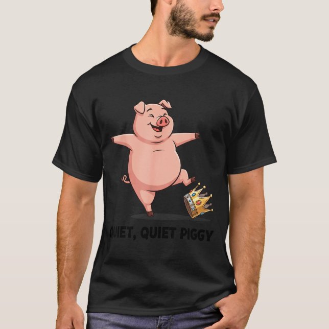 Quiet Ggy Funny Litical Meme Anti-trump Design  T-Shirt (Vorderseite)