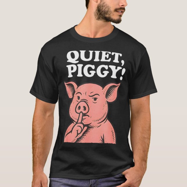 Quiet Ggy Meme Saying Humor Tees  (Vorderseite)