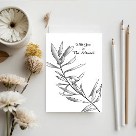 Quiet Grove — Minimal Get Well Card Karte
