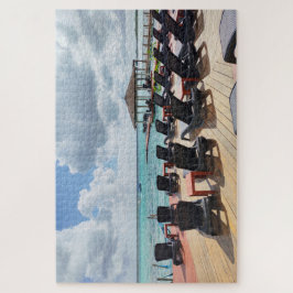 Quiet Morning by the Sea – Peaceful Coastal Deck