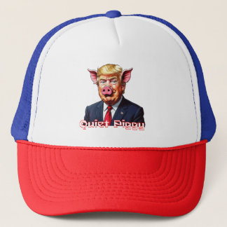 Quiet Piggy | Anti-Trump Political Humor Truckerkappe