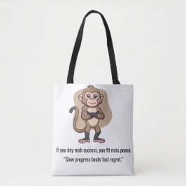 Quiet Progress Monkey – Tägliche Tasche
