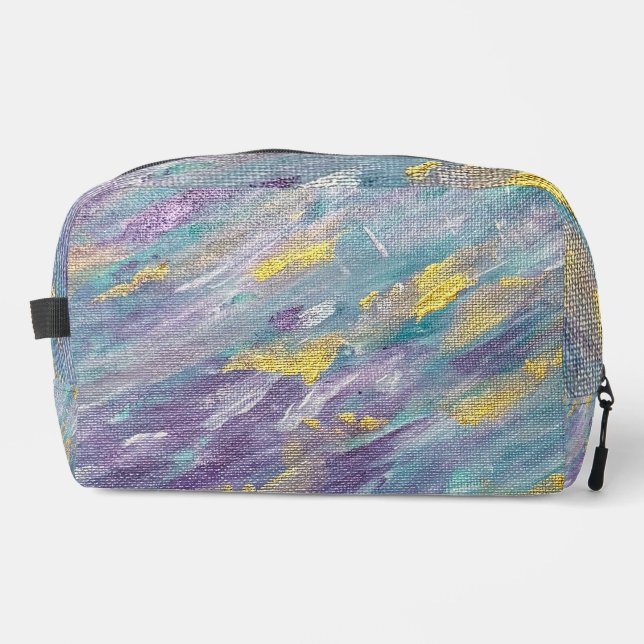 Quiet Reign Modern Art Waschbeutel (Vorderseite)