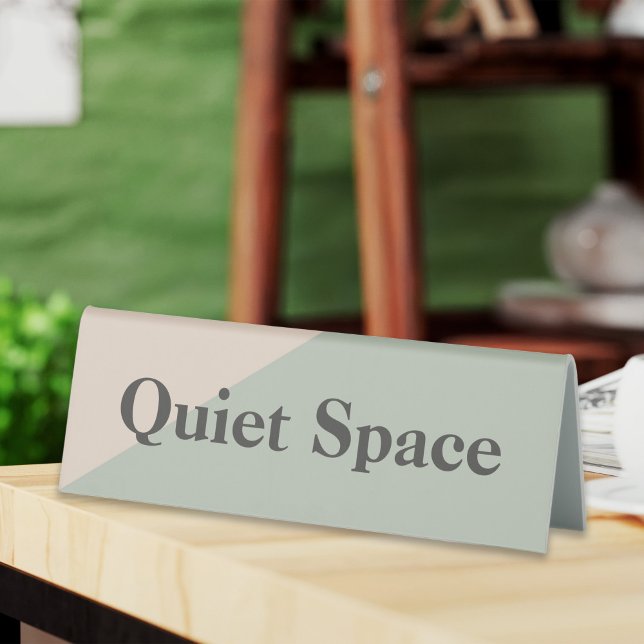 Quiet Space Do Not Disturb Productivity Flip Tischaufsteller (Quiet Space Do Not Disturb Productivity Flip Table Tent)