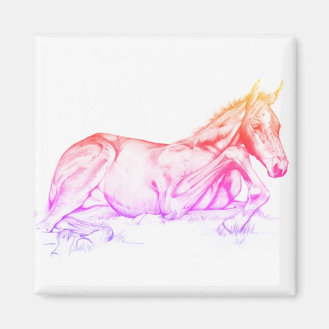 Quiet Time (rainbow) Magnet (Vorne)