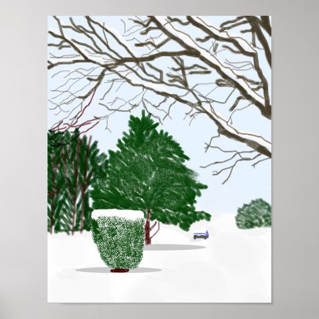 Quiet Winter Day Poster (Vorne)