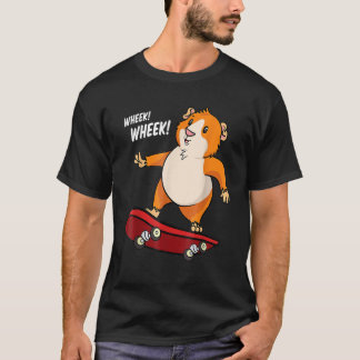 Quietsche Quietsche Meerschweinchen Skateboard Ska T-Shirt