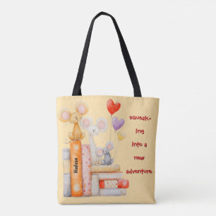 Quietschend in ein neues Abenteuer Tasche