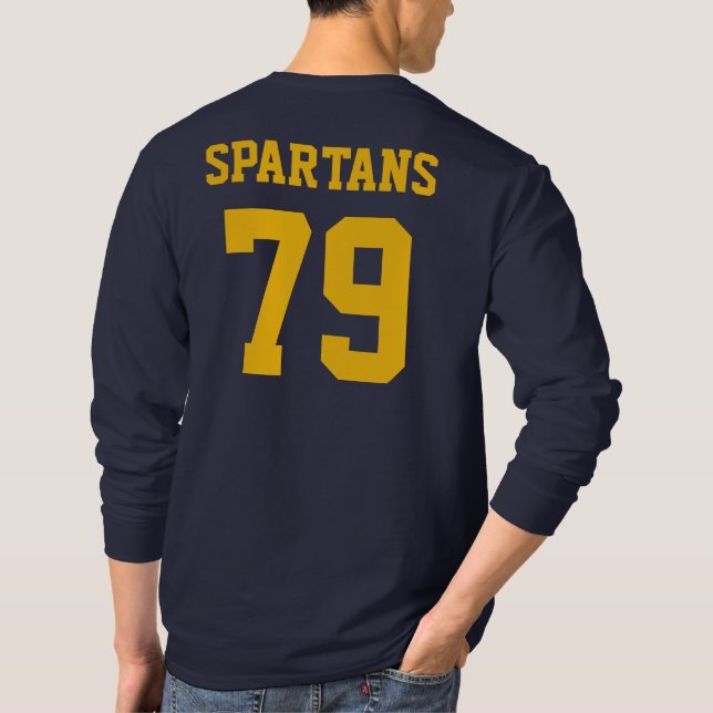 QUIGLEY SOUTH SPARTANS LOGO - SWEATSHIRT T-Shirt (Rückseite)