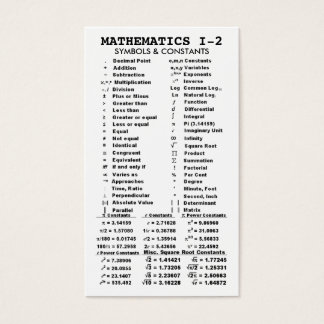 Quik-Ref Mathematik I-2 Pocket/Brieftasche