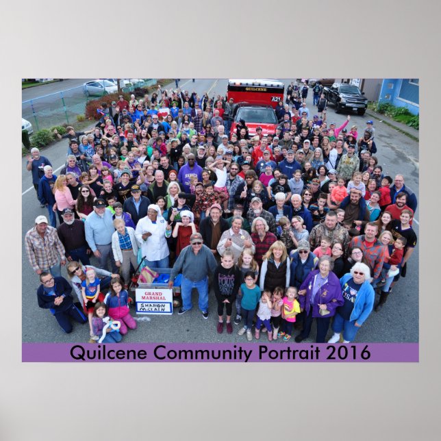 Quilcene Community Portrait 2016 Poster (Vorne)