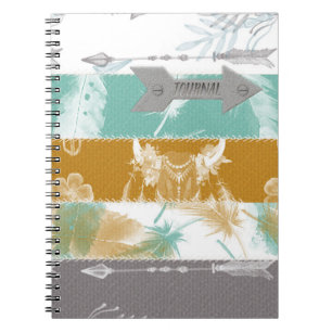 Quilgeflecht-Look boho Tagebuch