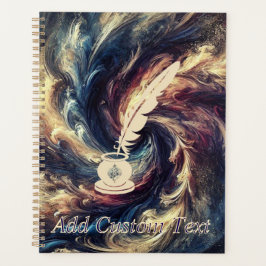 Quill Pen Moderne Abstrakte Kunst Planer