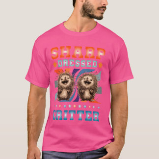 Quill Pig Sharp Dressed Critter Porcupine T-Shirt