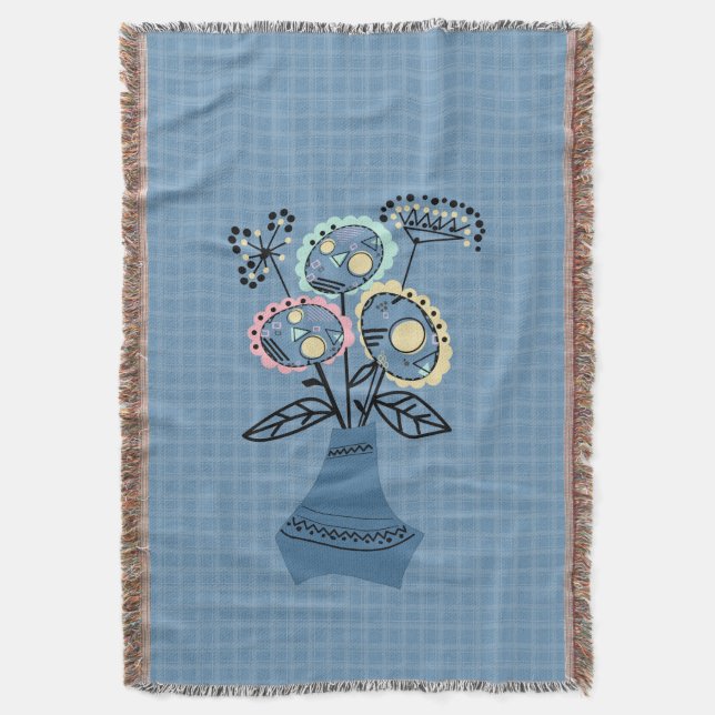 Quillen, Blume in Vase Decke (Vorderseite Vertikal)