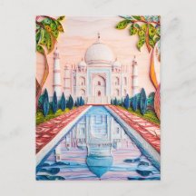 Quilling Taj Mahal bei Sunrise
