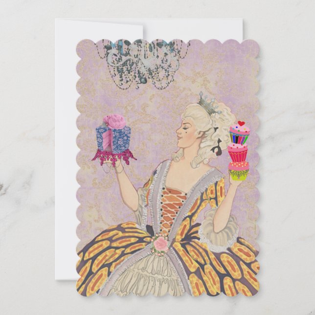 Qu'ils mangent de la gâteau ~  Invitations / RSVP (Devant)