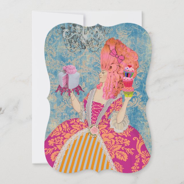 Qu'ils mangent du gâteau ~  Invitations / RSVP (Devant)