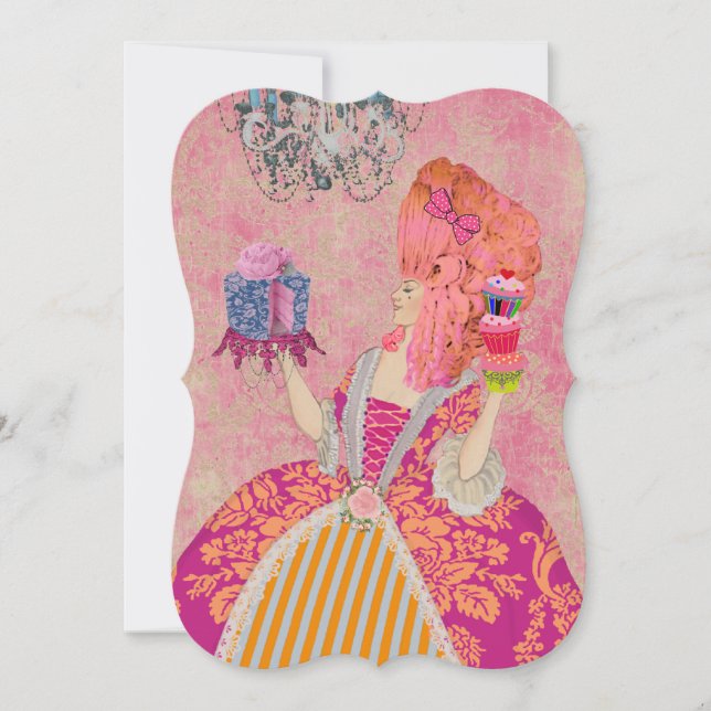 Qu'ils mangent du gâteau ~  Invitations / RSVP #12 (Devant)