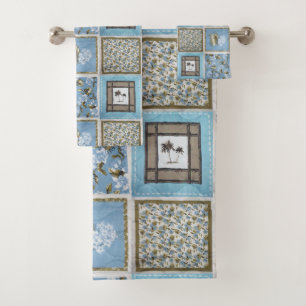 Quilt Badhandtuch Set