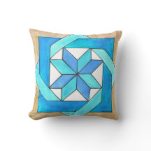 Quilt Block Throw Pillow